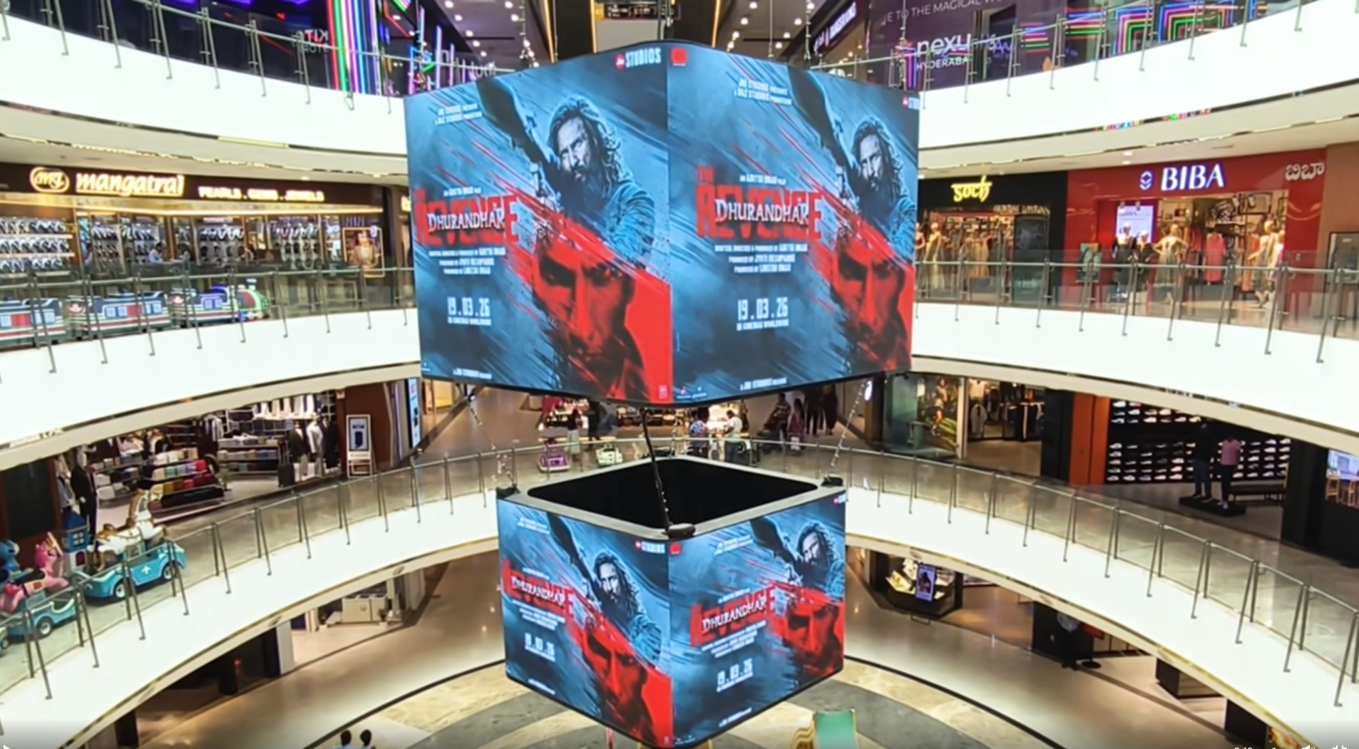 Massive Mall Branding Campaign for Dhurandhar 2
