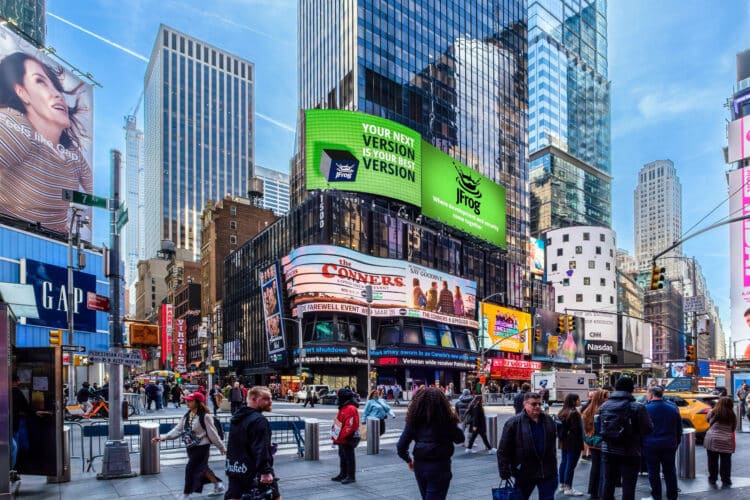billboard in times square
