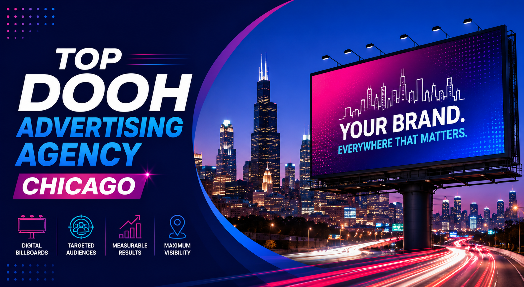 DOOH advertising in Chicago