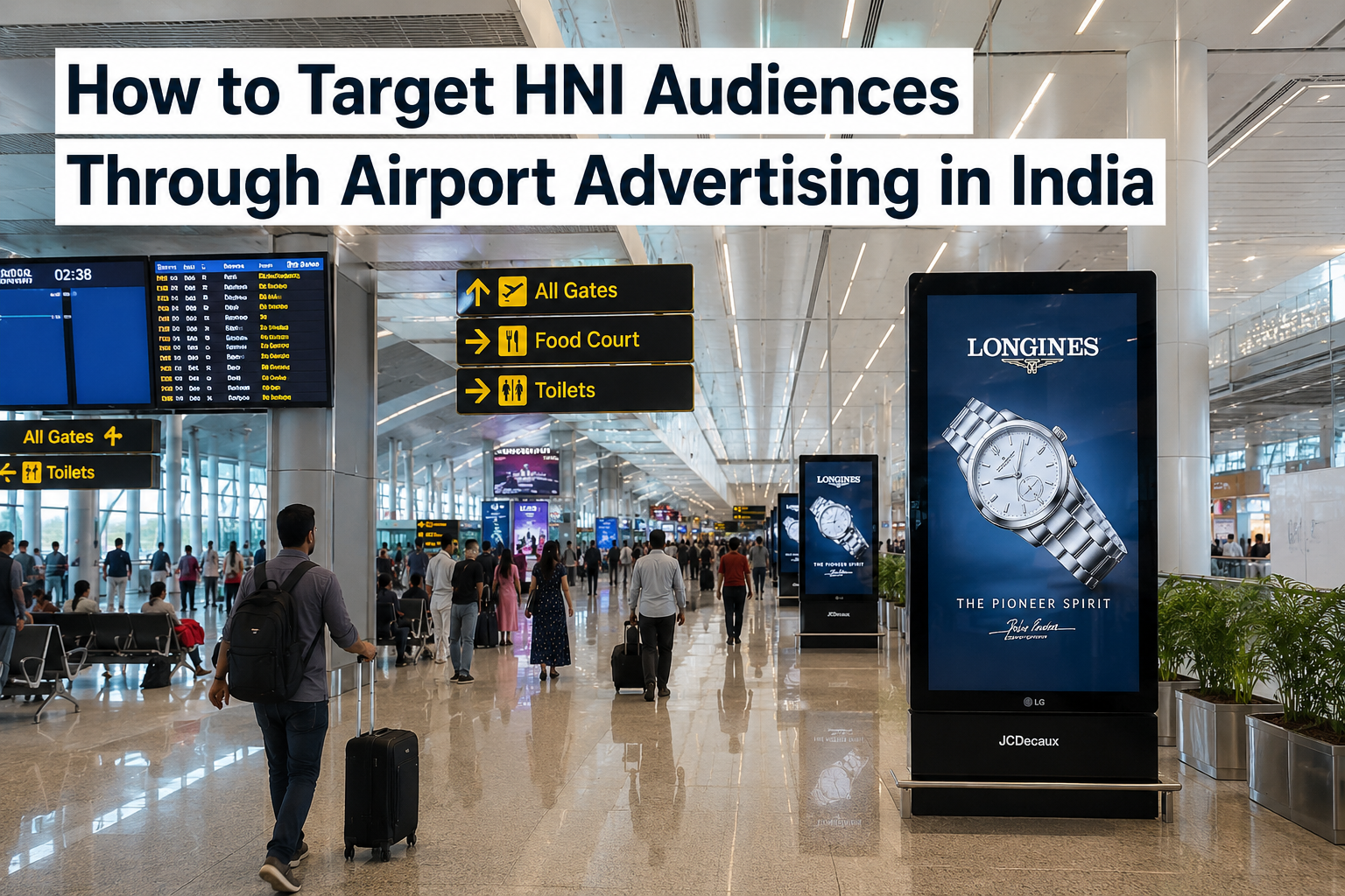 How to Target HNI Audiences Through Airport Advertising in India