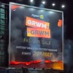 fiery 3D billboard campaign