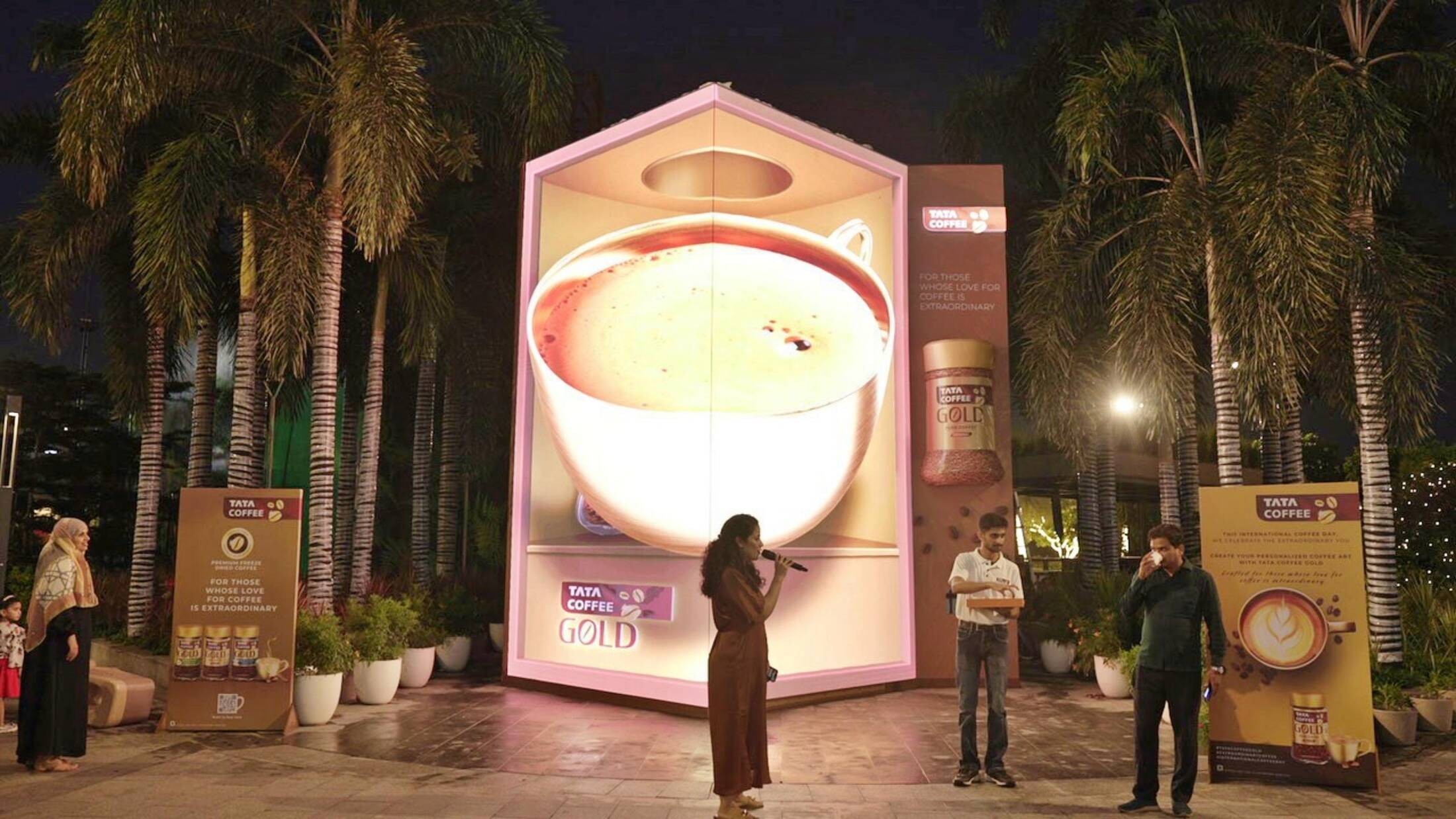 immersive 3d coffee experience campaign